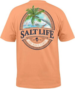 �\���g���C�t �����Y T�V���c Salt Life Men's Hammock Time Pocket T-Shirt - GRAPEFRUIT