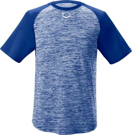 エボーシールド キッズ 野球 アンダーシャツ EvoShield Boys' E304 Performance Pullover Tech Tee - Royal