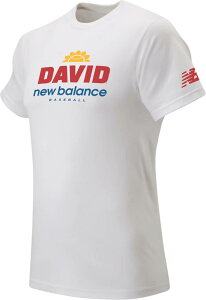 �j���[�o�����X �L�b�Y T�V���c New Balance Boys' David Sunflower Seeds T-Shirt - White
