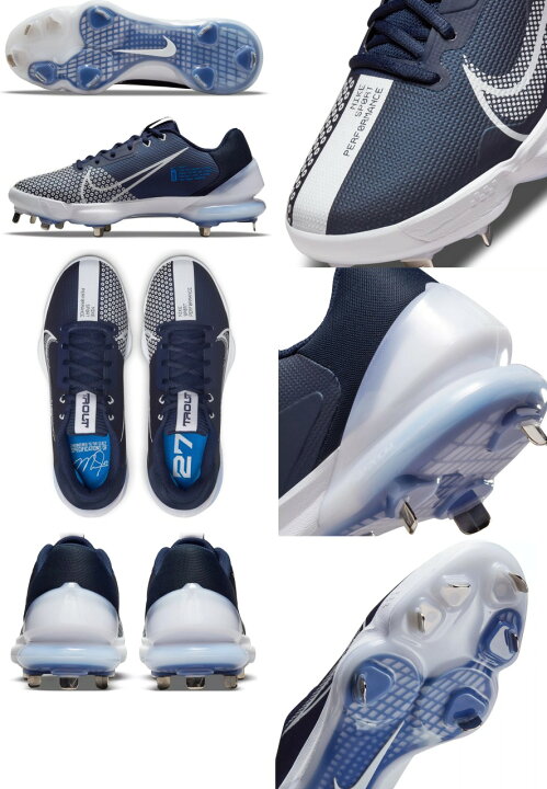 楽天市場】スパイク 野球 ローカット 金具 黒 軽量 ネイビー NIKE 