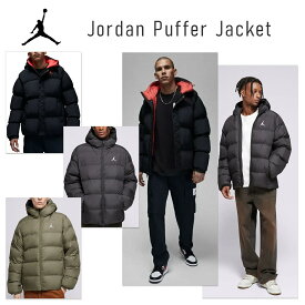 ジョーダン ナイキ パファー ジャケット アウター 中綿 メンズ 暖かい ブランド 無地 ブラック アウトドア シンプル ナイロン レッド ダウン ダウンジャケット