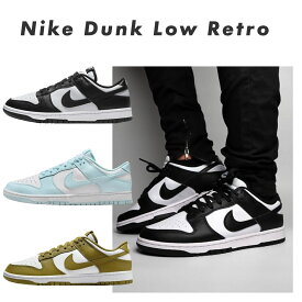 ナイキ メンズ スニーカー ダンク ロー レトロ サイズ シューズ カラー 黒 デザイン スポーツ モデル ソール ランニング dunk low フィット カジュアル 白 2