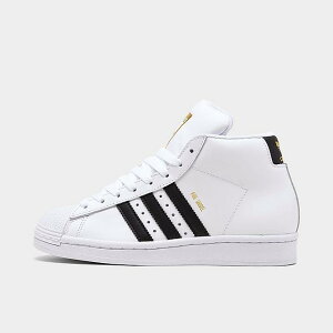 AfB_X LbY/fB[X adidas Originals Pro Model GS Xj[J[ Cloud White/Core Black/Gold Foil
