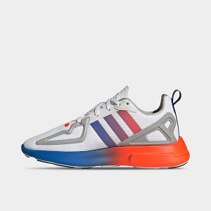�A�f�B�_�X �L�b�Y adidas Originals ZX 2K Flux GS �X�j�[�J�[ Cloud White/Grey Two/Multi