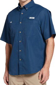 フィールドアンドストリーム メンズ シャツ Field & Stream Men's Latitude II Woven Fishing Button Down T-Shirt -Insignia Blue