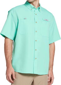 フィールドアンドストリーム メンズ シャツ Field & Stream Men's Latitude II Woven Fishing Button Down T-Shirt - Opal