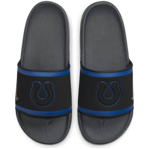 iCL Y T_ "Indianapolis Colts" Nike Team Off-Court Slide Sandals