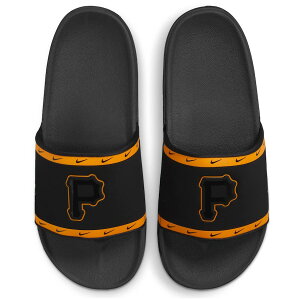 iCL Y T_ "Pittsburgh Pirates" Nike Team Off-Court Slide Sandals