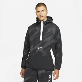 ナイキ メンズ ジャケット Nike Dri-FIT SC Woven Hooded Jacket - Black/White