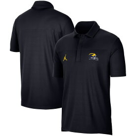 ジョーダン メンズ ポロシャツ "Michigan Wolverines" Jordan Brand 2021 Coaches Performance Polo - Navy