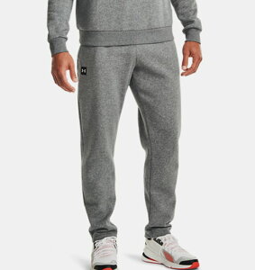 A_[A[}[ Y XEFbg Under Armour UA Rival Fleece Pants pc Pitch Gray Light Heather / Onyx White