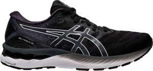 AVbNX Y jOV[Y ASICS Men's GEL-Nimbus 23 Running Shoes - BLACK/WHITE
