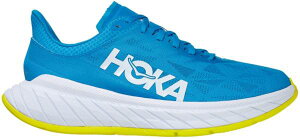 �z�J�I�l�I�l �����Y �����j���O�V���[�Y HOKA ONE ONE Men's Carbon X 2 Running Shoes - Blue