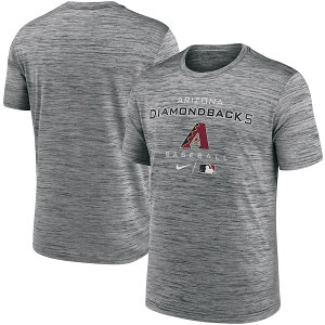 �i�C�L �����Y T�V���c �hArizona Diamondbacks" Nike Authentic Collection Velocity Practice Space-Dye Performance T-Shirt - Anthracite