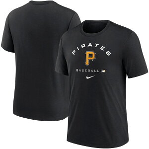 �i�C�L �����Y T�V���c �hPittsburgh Pirates Nike Authentic Collection Tri-Blend Performance T-Shirt - Black