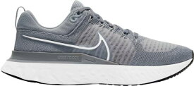 ナイキ メンズ ランニングシューズ Nike Men's React Infinity Run Flyknit 2 Running Shoes - Grey/White/Black