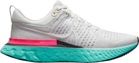 ナイキ メンズ ランニングシューズ Nike Men's React Infinity Run Flyknit 2 Running Shoes - Pink/Blue