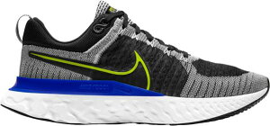 �i�C�L �����Y �����j���O�V���[�Y Nike Men's React Infinity Run Flyknit 2 Running Shoes - White/Racer Blue