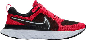�i�C�L �����Y �����j���O�V���[�Y Nike Men's React Infinity Run Flyknit 2 Running Shoes - Crimson/Black/Gray