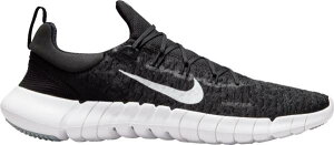 �i�C�L �����Y �t���[����5.0 �����j���O�V���[�Y Nike Men's Free Run 5.0 Running Shoes - Black/White