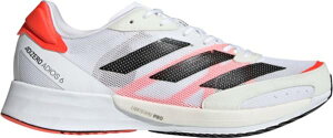 AfB_X Y jOV[Y adidas Men's Adizero Adios 6 Running Shoes - White/Red