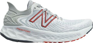 j[oX Y jOV[Y New Balance Men's Fresh Foam 1080 V11 Running Shoes - White/Red