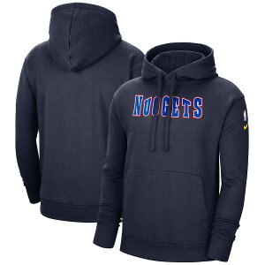 �i�C�L �����Y �p�[�J�[ �hDenver Nuggets Nike 2021/22 City Edition Essential Logo Pullover Hoodie - Navy