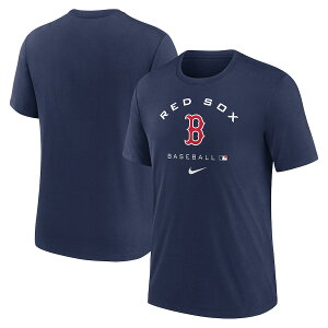 �i�C�L �����Y T�V���c Boston Red Sox Nike Authentic Collection Tri-Blend Performance T-Shirt - Navy