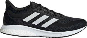 AfB_X Y jOV[Y adidas Men's Supernova Running Shoes - Black/White