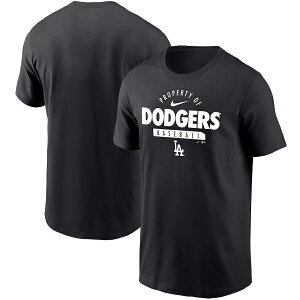 �i�C�L �����Y T�V���c �hLos Angeles Dodgers Nike Primetime Property Of Practice T-Shirt - Black