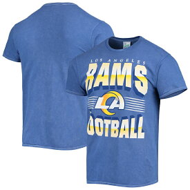 フォーティーセブン メンズ Tシャツ "Los Angeles Rams" '47 Rocker Vintage Tubular T-Shirt - Royal