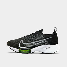 ナイキ メンズ ズームテンポ Nike Air Zoom Tempo Next% Running Shoes ランニングシューズ Black/White/Volt