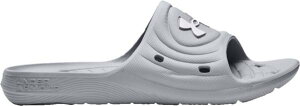 A_[A[}[ Y T_ Under Armour Men's Locker III Slides - Grey/White