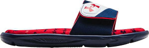 アンダーアーマー キッズ サンダル Under Armour Kids' Grade School Mercenary XII Slides - Red