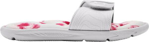 A_[A[}[ LbY T_ Under Armour Kids' Ignite VI Print Slides - Black/Purple