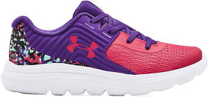 A_[A[}[ LbY/WjA jOV[Y Under Amour Kids Preschool Outhustle Shoes - Pink/Purple