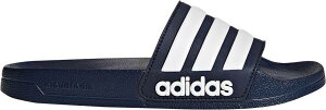 AfB_X Y T_ adidas Men's Adilette Shower Slides - Navy/White