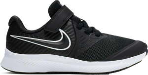 �i�C�L �L�b�Y/�W���j�A �����j���O�V���[�Y Nike Kids' Preschool Star Runner 2 Running Shoes - Black/White/Volt