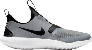 ナイキ キッズ/レディース ランニングシューズ Nike Kids' Grade School Flex Runner Running Shoes - Black/Grey