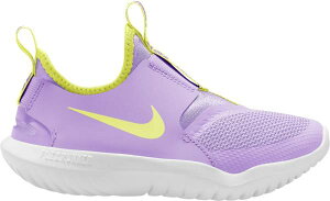 �i�C�L �L�b�Y/�W���j�A �����j���O�V���[�Y Nike Kids' Preschool Flex Runner Running Shoes - Purple/Green