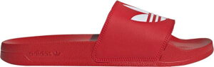 AfB_X Y T_ adidas Men's Adilette Lite Slides - Scarlet/White