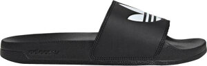AfB_X Y T_ adidas Men's Adilette Lite Slides - Black/White