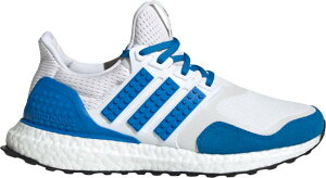 AfB_X LbY/fB[X jOV[Y adidas Kids' Ultraboost DNA LEGO Running Shoes - White/Blue