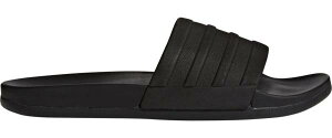 AfB_X Y T_ adidas Men's Adilette CloudFoam Plus MONO Slides - Black
