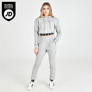 AfB_X IWiX fB[X EBY  WK[pc XEFbgpc W[W  Women's Adidas Originals Taped Jogger Pants - Grey