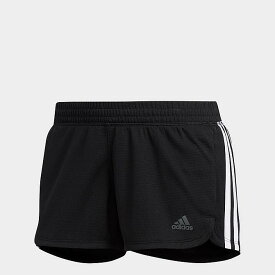 アディダス レディース ショーツ ショートパンツ Women's Adidas Pacer 3-Stripes Training Shorts - Black/White