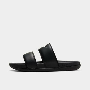 �i�C�L ���f�B�[�X �X�j�[�J�[ Women's Nike Offcourt Duo Slide Sandals - Black/Black/White