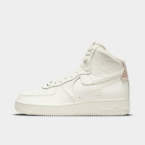 �i�C�L ���f�B�[�X �X�j�[�J�[ Women's Nike Air Force 1 Sculpt Casual Shoes - Summit White/Coconut Milk/Summit White/Silver