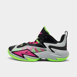 �W���[�_�� �L�b�Y �o�b�V�� Jordan One Take 3 GS - Wolf Grey/Pink Prime/Electric Green