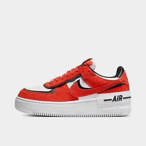 iCL fB[X Xj[J[ Women's Nike Air Force 1 Shadow Casual Shoes - Rush Orange/Guava Ice/White/Black